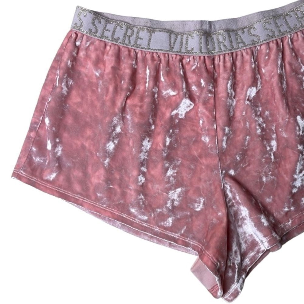 Victoria's Secret Pink Velvet Lounge Shorts Size Medium